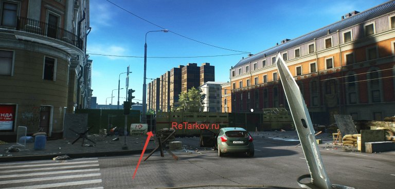 Выходы на карте Улицы Таркова 0.14 в Escape from Tarkov - За ЧВК и Дикого